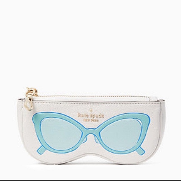 kate spade Bags Kate Spade Poolside Splash Sunglass Holder W Clip On In White Dove Nwt